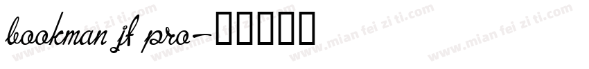 bookman jf pro字体转换